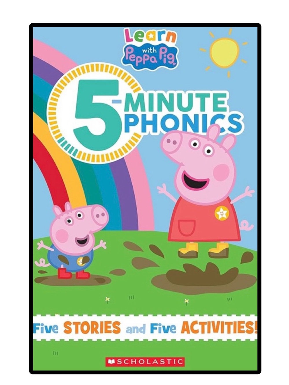 BUNDLE & SAVE🎉 Peppa Pig 5-Minute Phonics Book Softcover